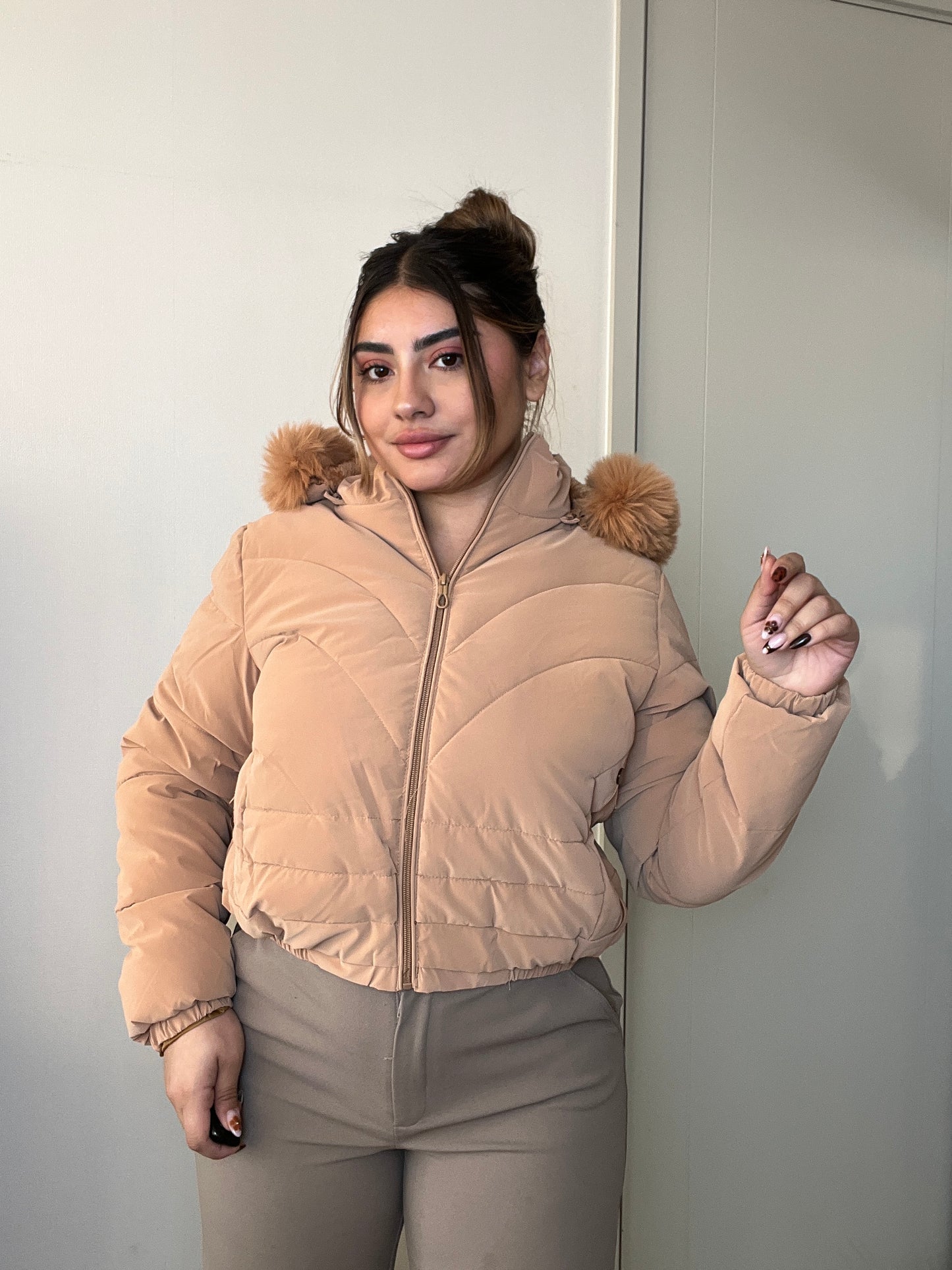 929 F | Chaqueta Acolchada | Moda Estroz | Venta por Mayor