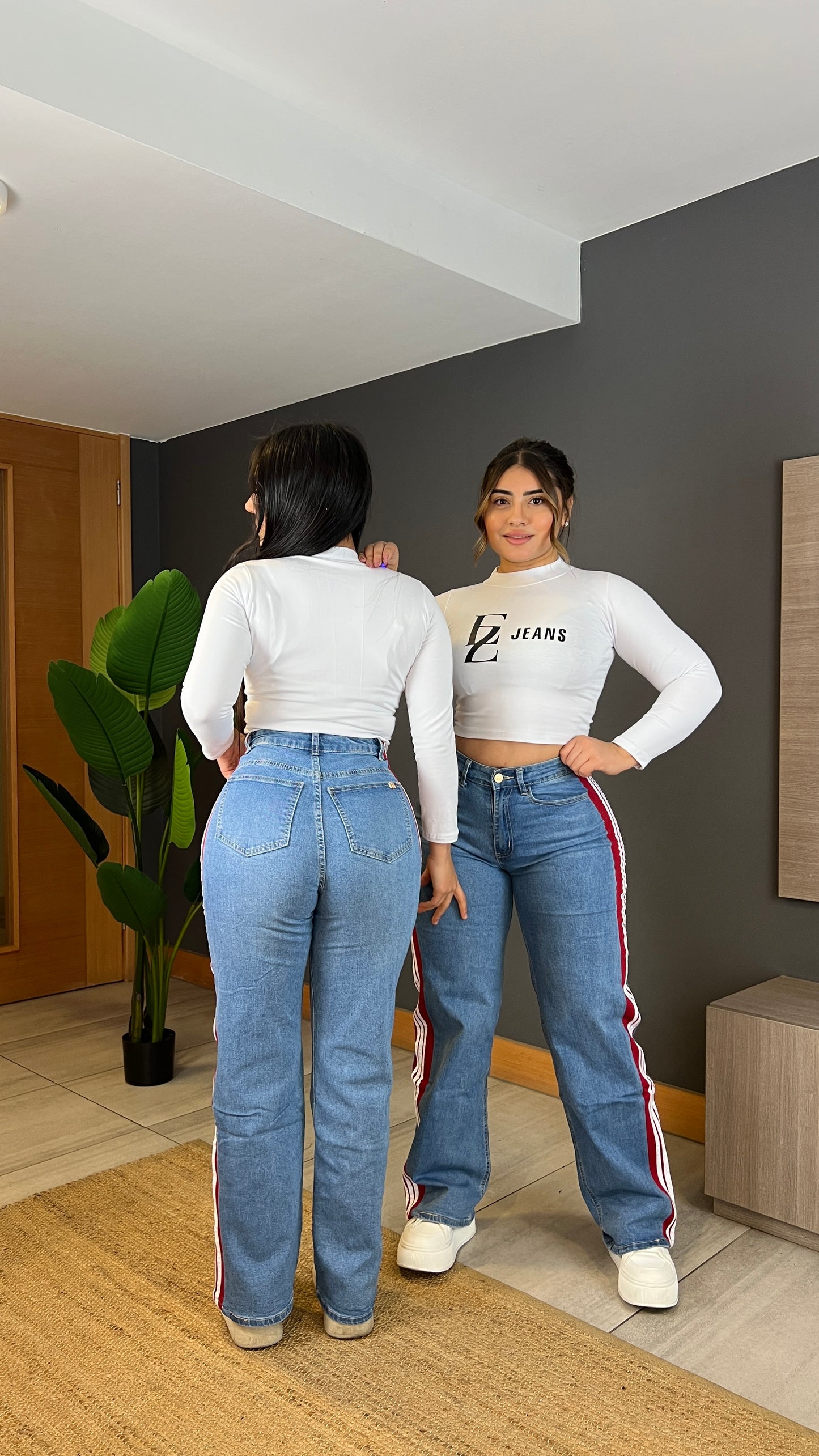 A304-1 (F5) | Jeans Wide Leg | Menina | Venta Por Mayor