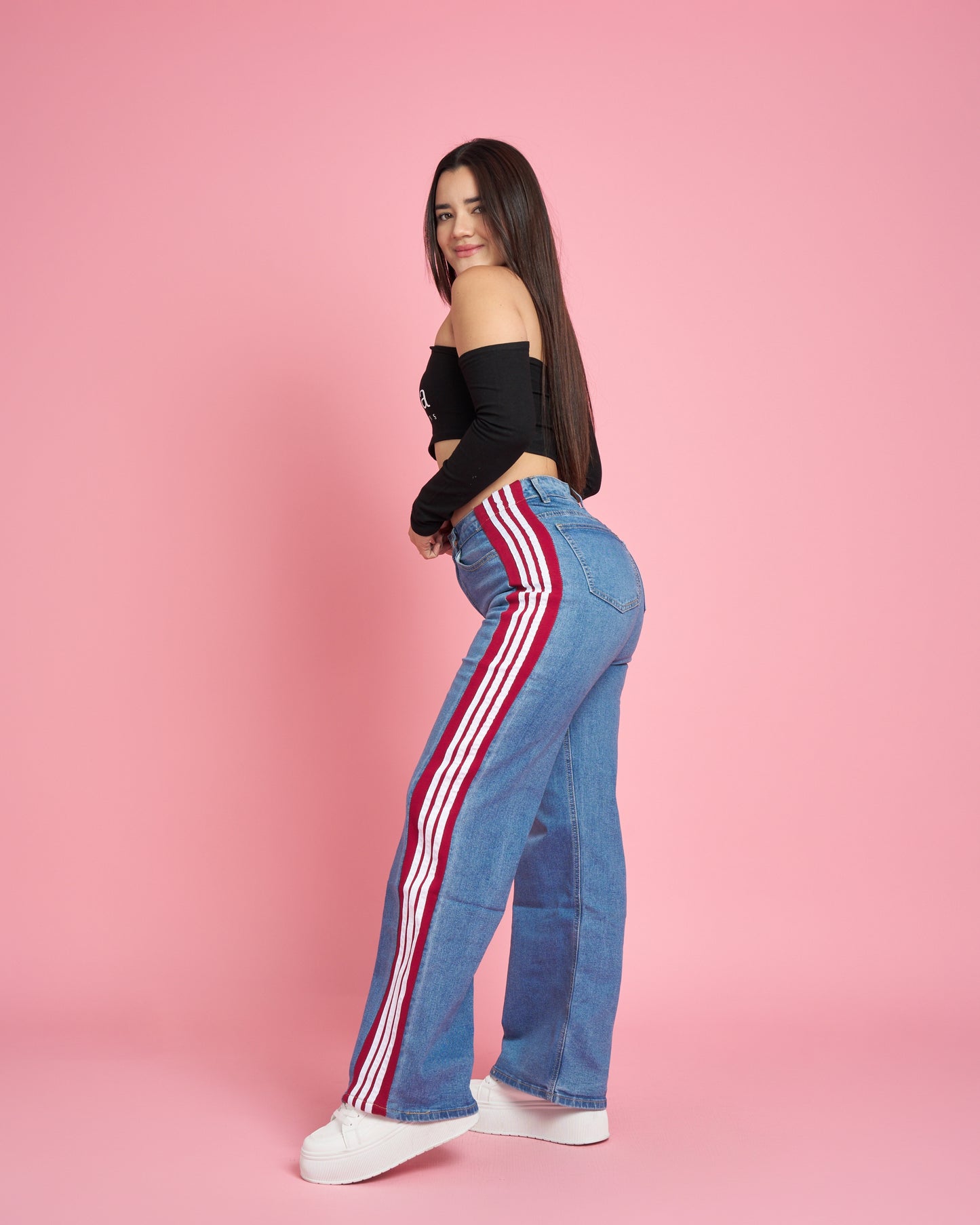 A304-1 (F5) | Jeans Wide Leg | Menina | Venta Por Mayor