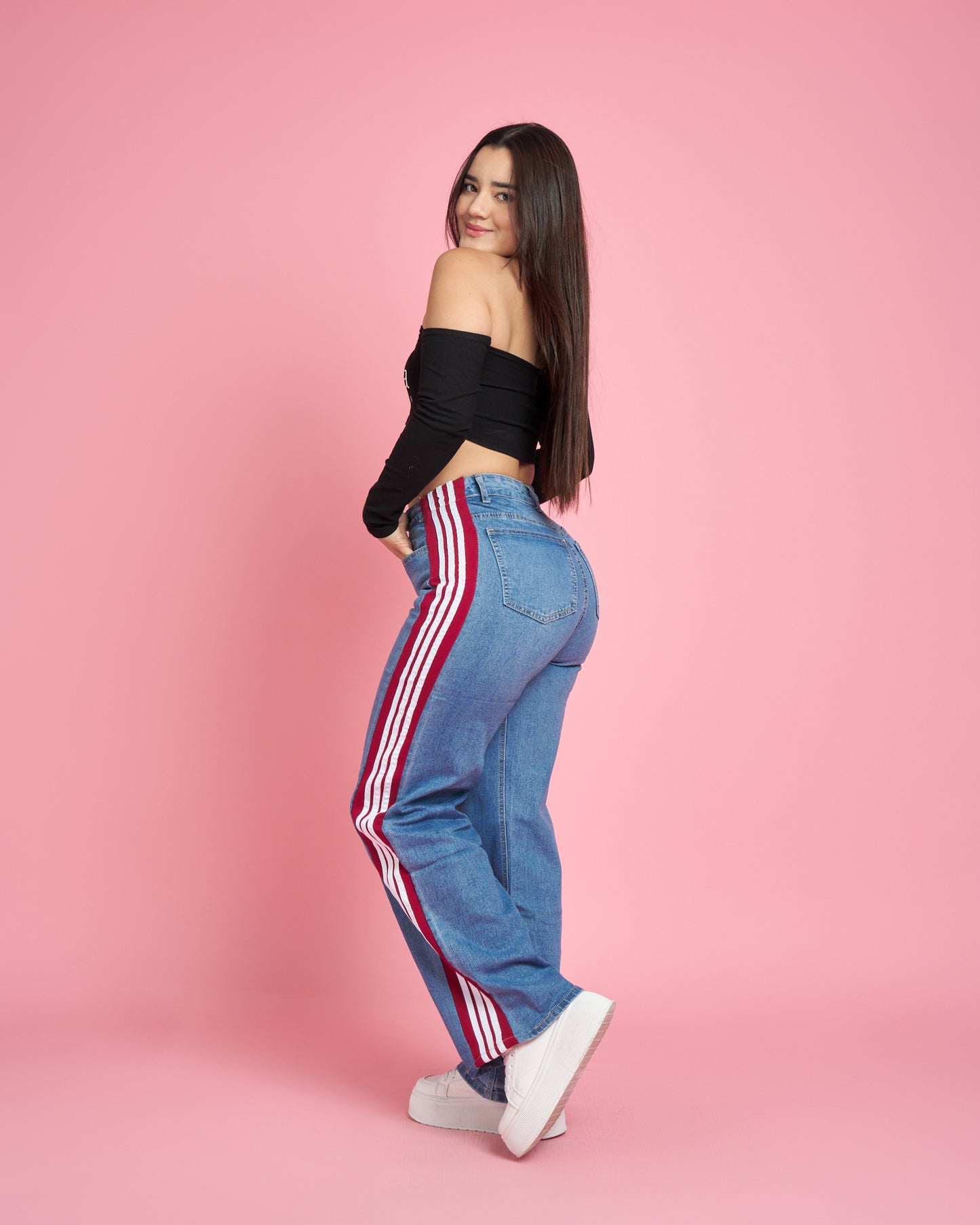 A304-1 (F5) | Jeans Wide Leg | Menina | Venta Por Mayor