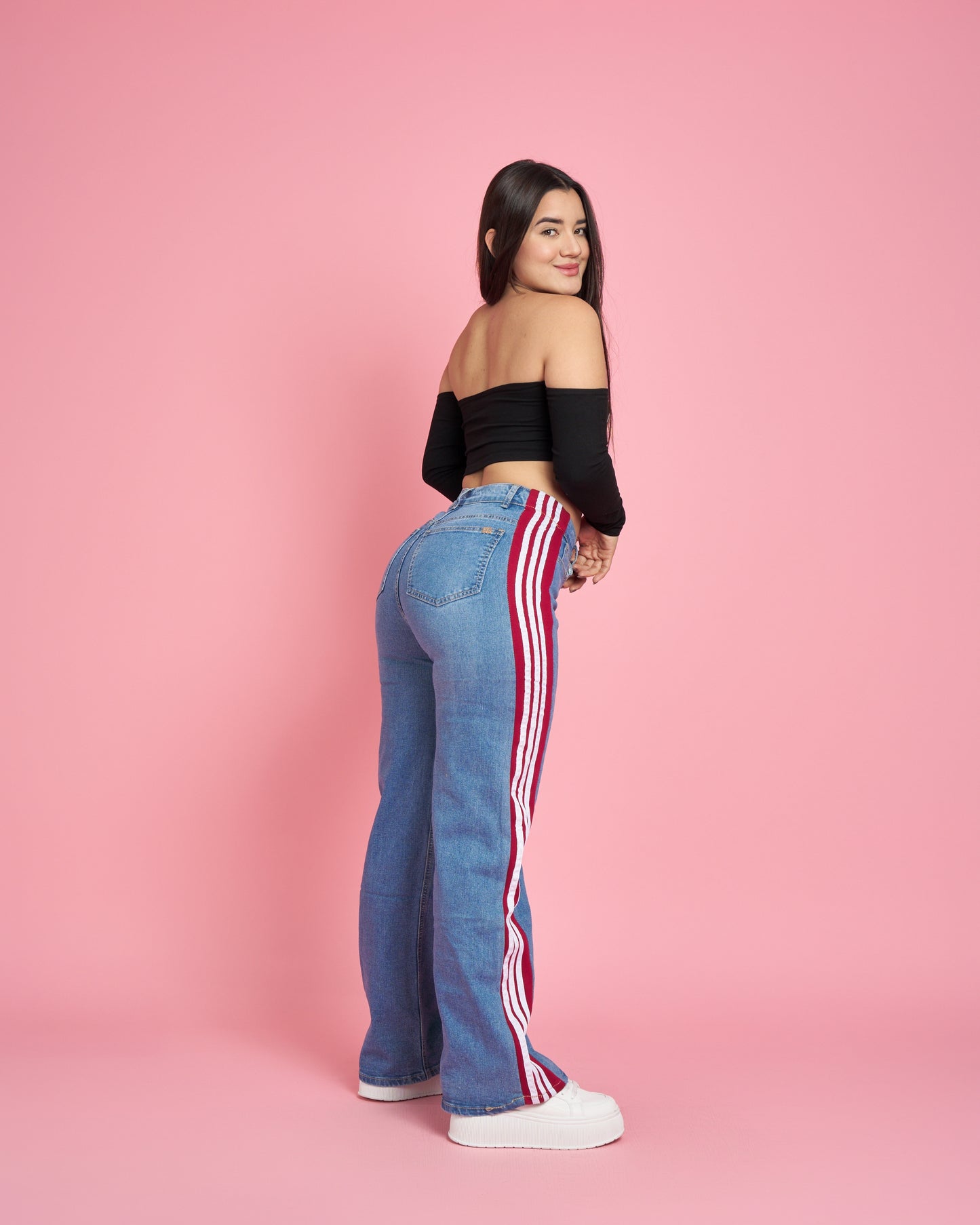 A304-1 (F5) | Jeans Wide Leg | Menina | Venta Por Mayor