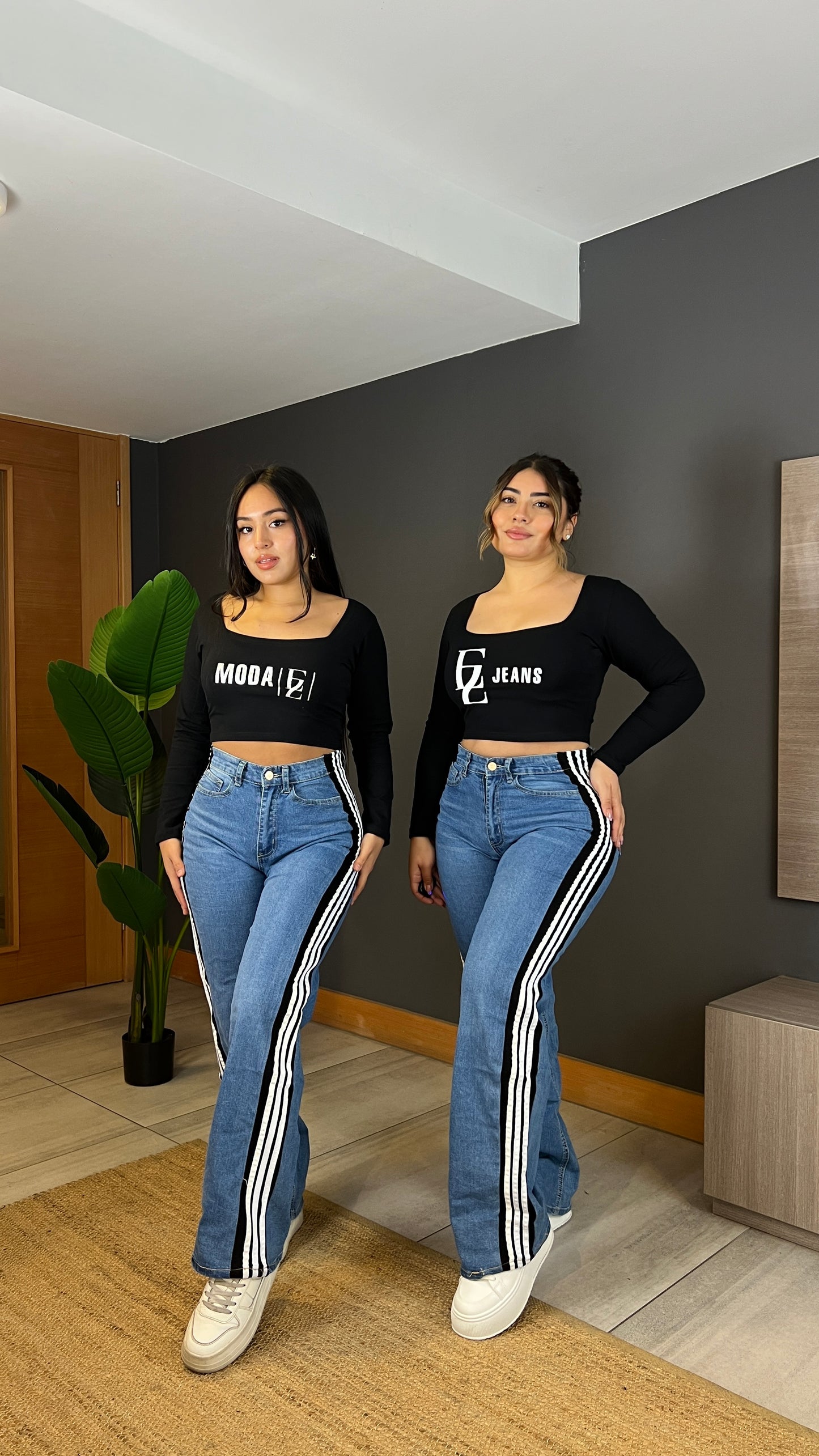 A304-2 (F6) | Jeans Wide Leg | Menina | Venta Por Mayor