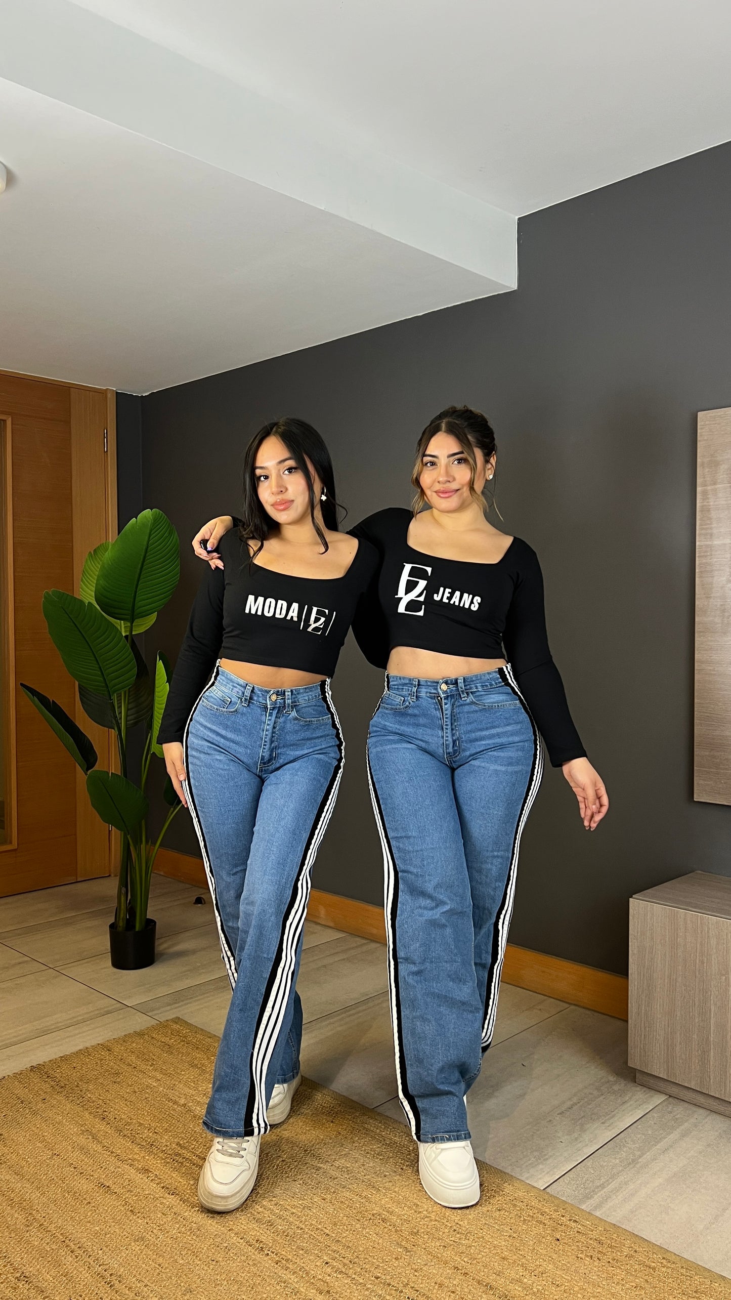 A304-2 (F6) | Jeans Wide Leg | Menina | Venta Por Mayor