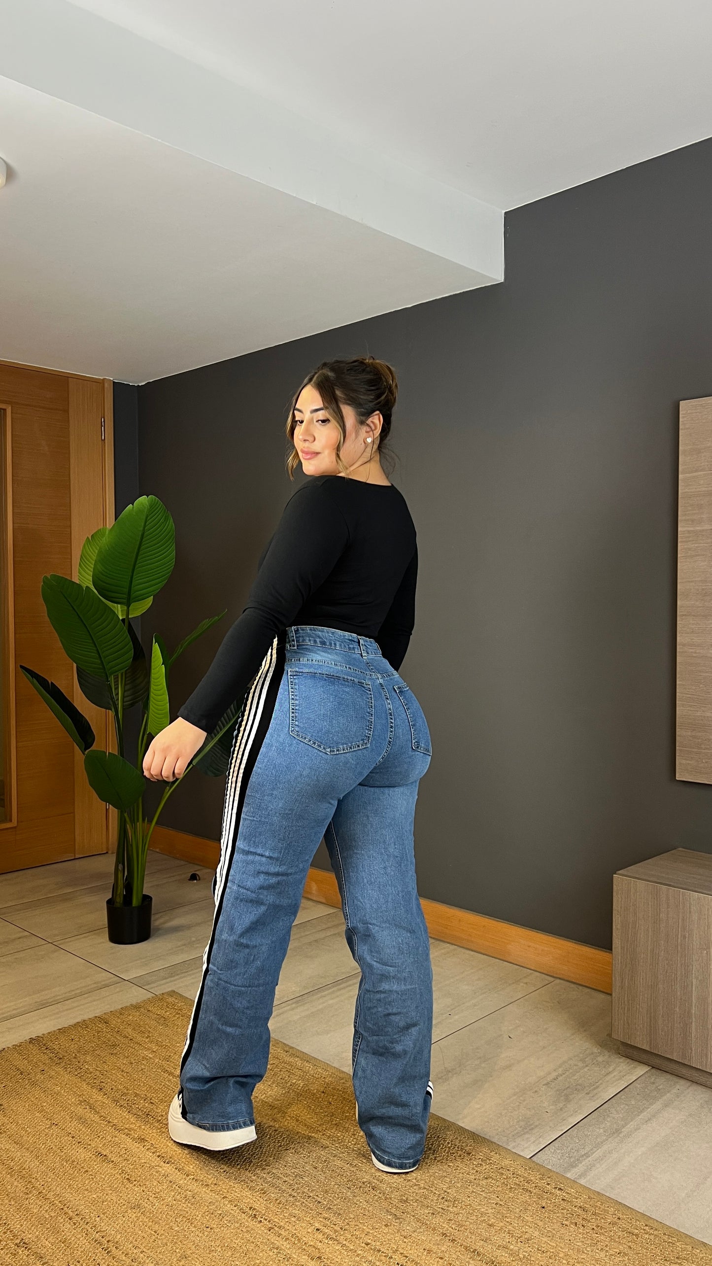 A304-2 (F6) | Jeans Wide Leg | Menina | Venta Por Mayor