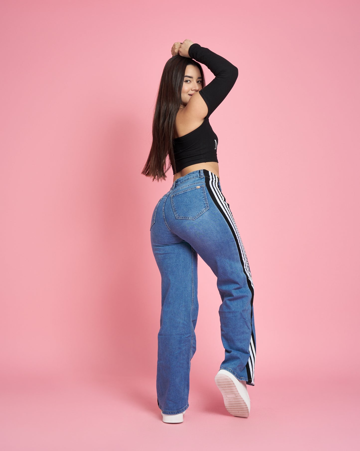 A304-2 (F6) | Jeans Wide Leg | Menina | Venta Por Mayor