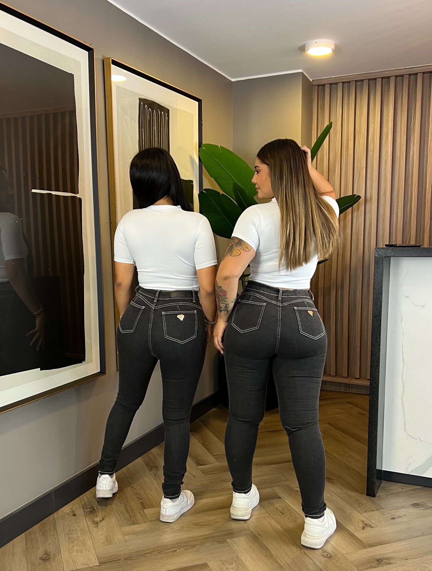 Jeans Skinny Gris 5 Botones | Modelo EZ1110 (H5) | Moda Estroz | Venta Por Mayor