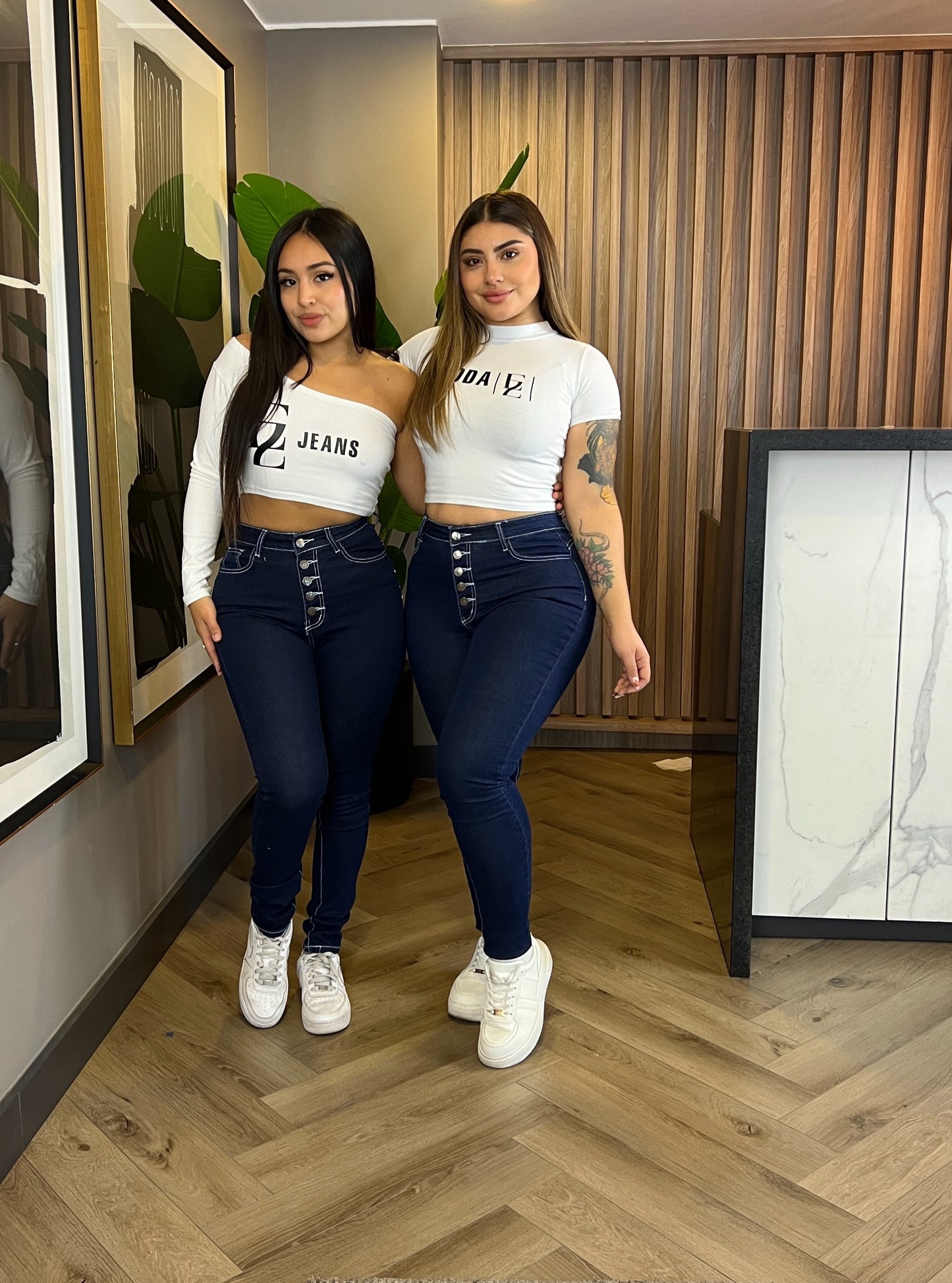 EZ1115 (A6) | Jeans Skinny Azul Oscuro | Moda Estroz | Venta Por Mayor