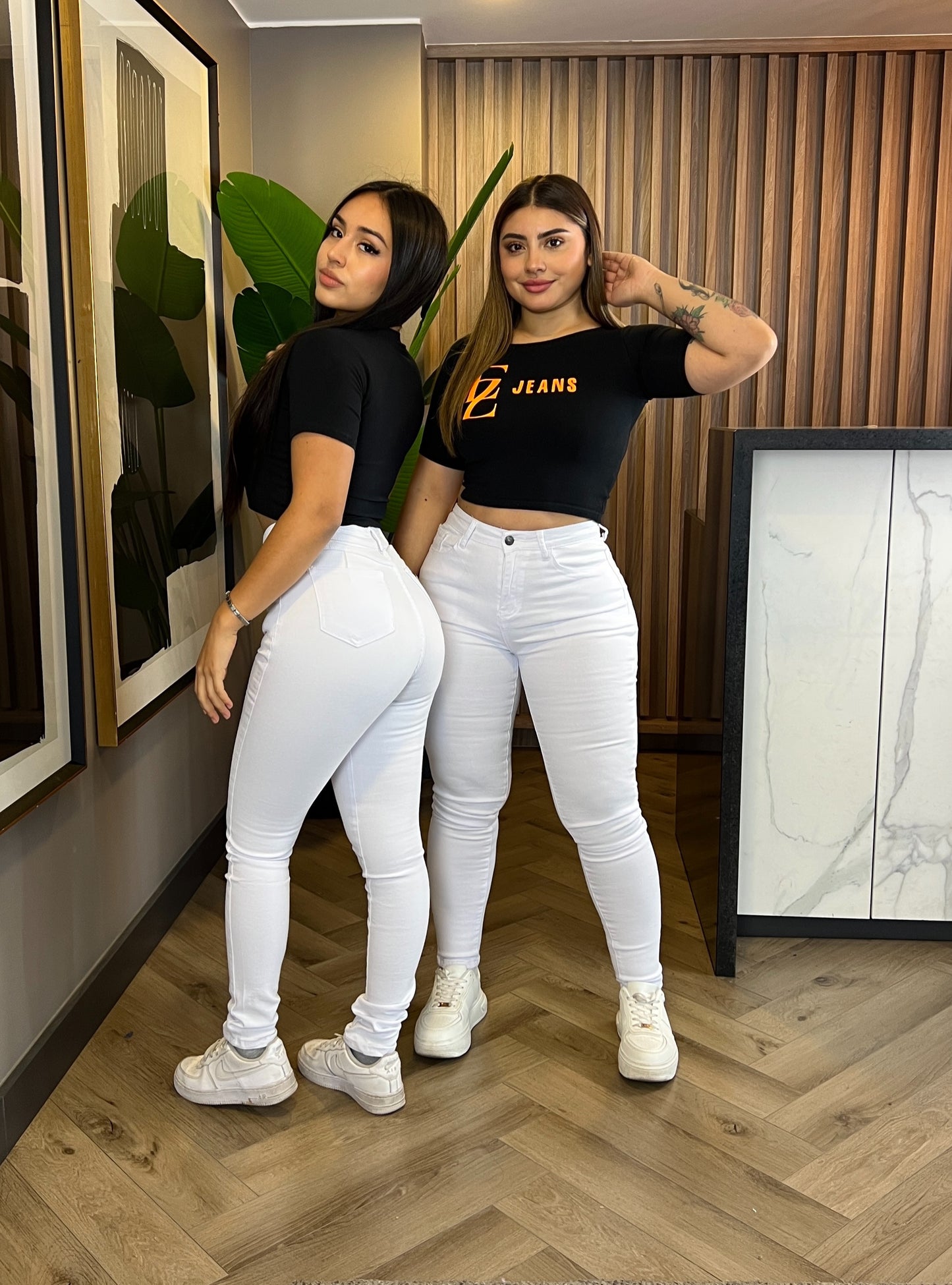 Jeans Skinny Blanco | Modelo EZ24902 (A4) | Moda Estroz | Venta Por Mayor