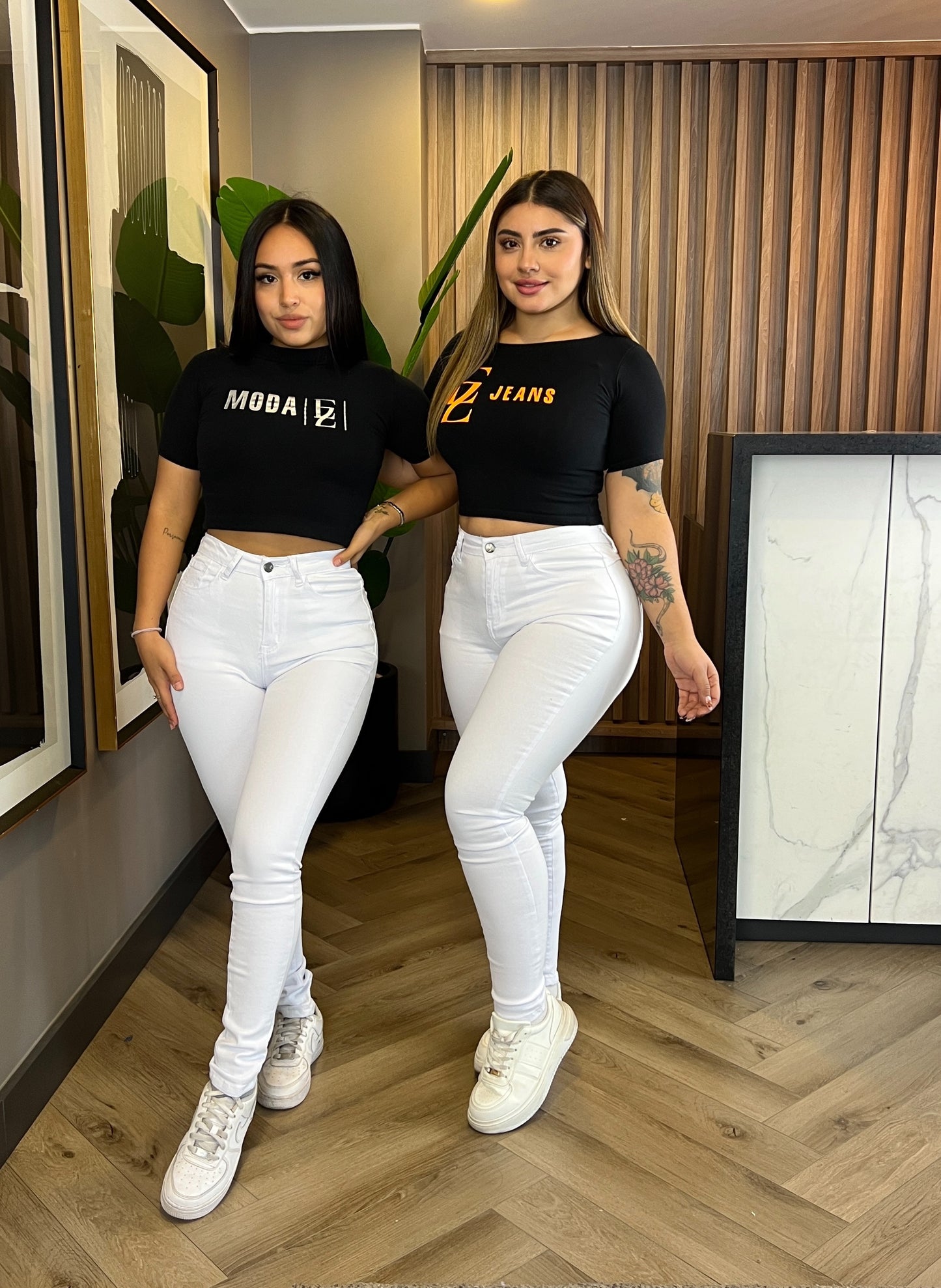 Jeans Skinny Blanco | Modelo EZ24902 (A4) | Moda Estroz | Venta Por Mayor