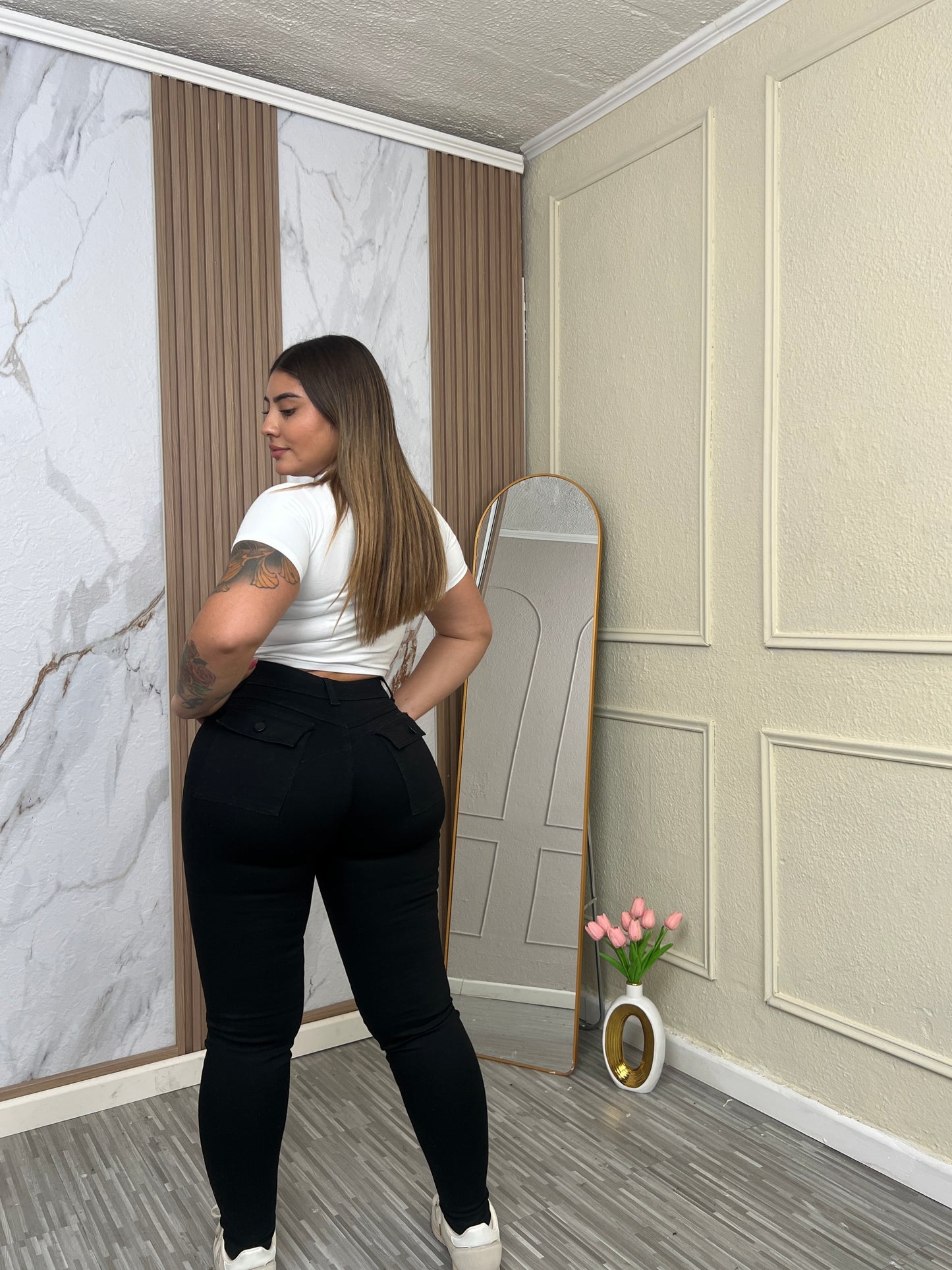 EZ2504 (B5) | Jean Negro Skinny Premium | Confeccion Nacional | Moda Estroz