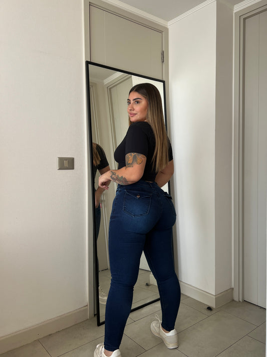 EZ2505 (G3) | Jeans Nacional Azul Oscuro | Moda Estroz | Venta Por Mayor