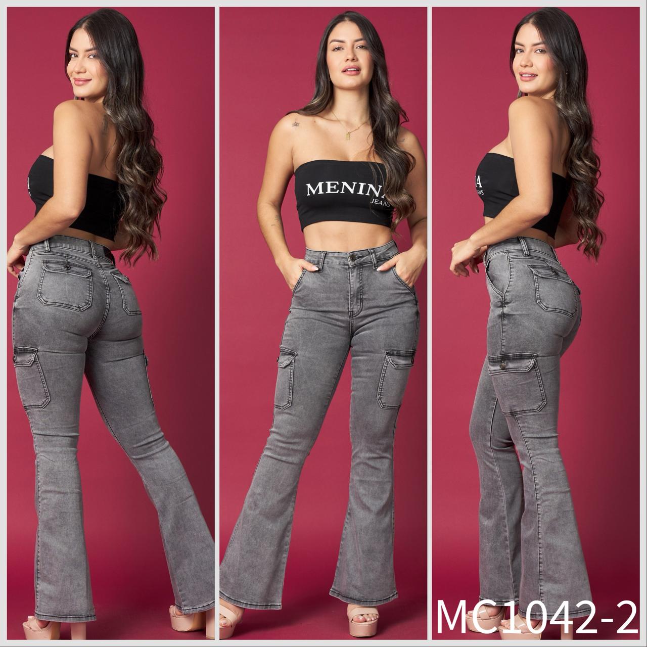 MC1042-2 (A4) | Flare Cargo Grafito | Menina | Venta Por Mayor