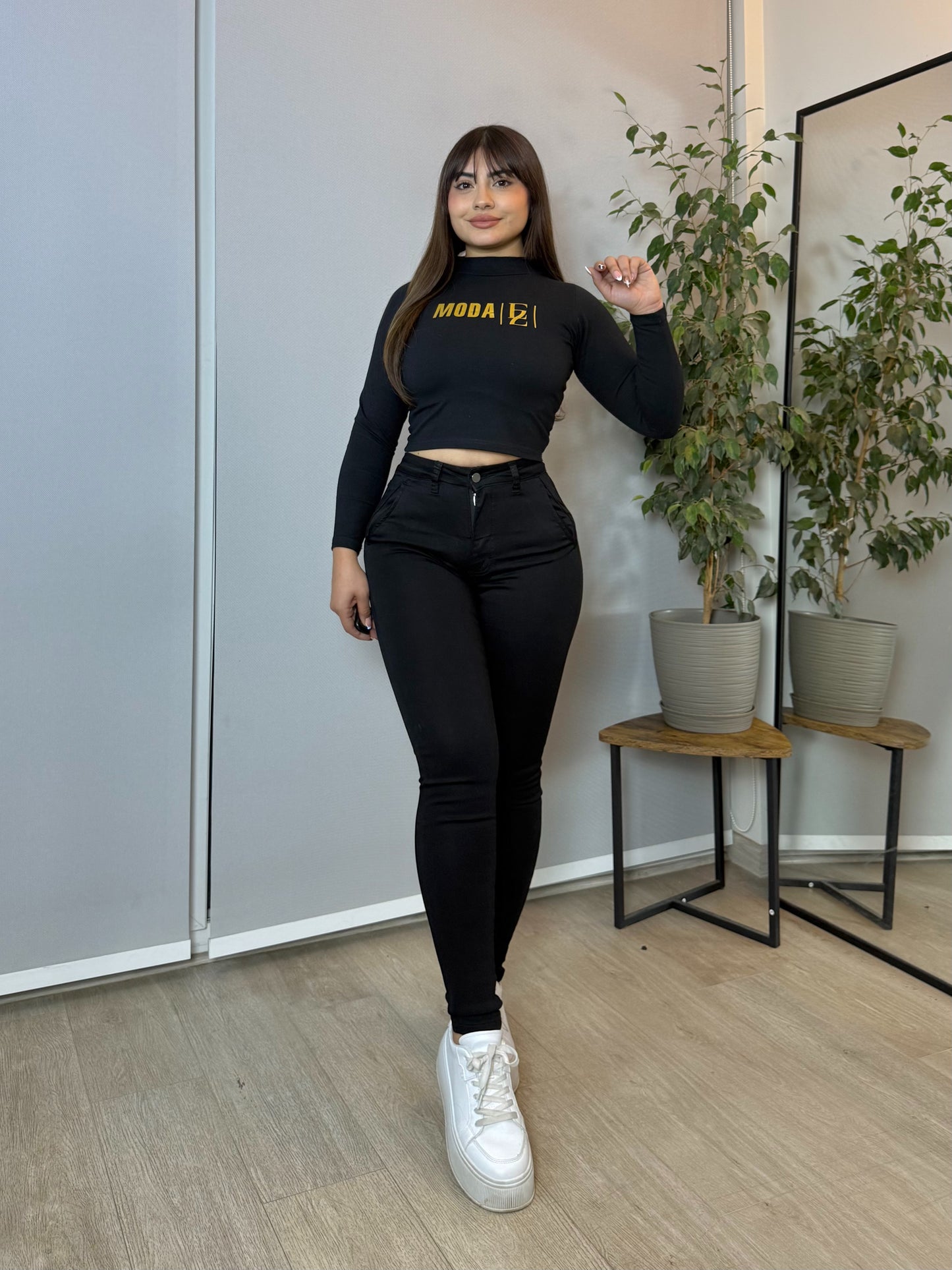 MC5004-2 (I3) | Skinny Negro Con Faja | Menina | Venta Por Mayor