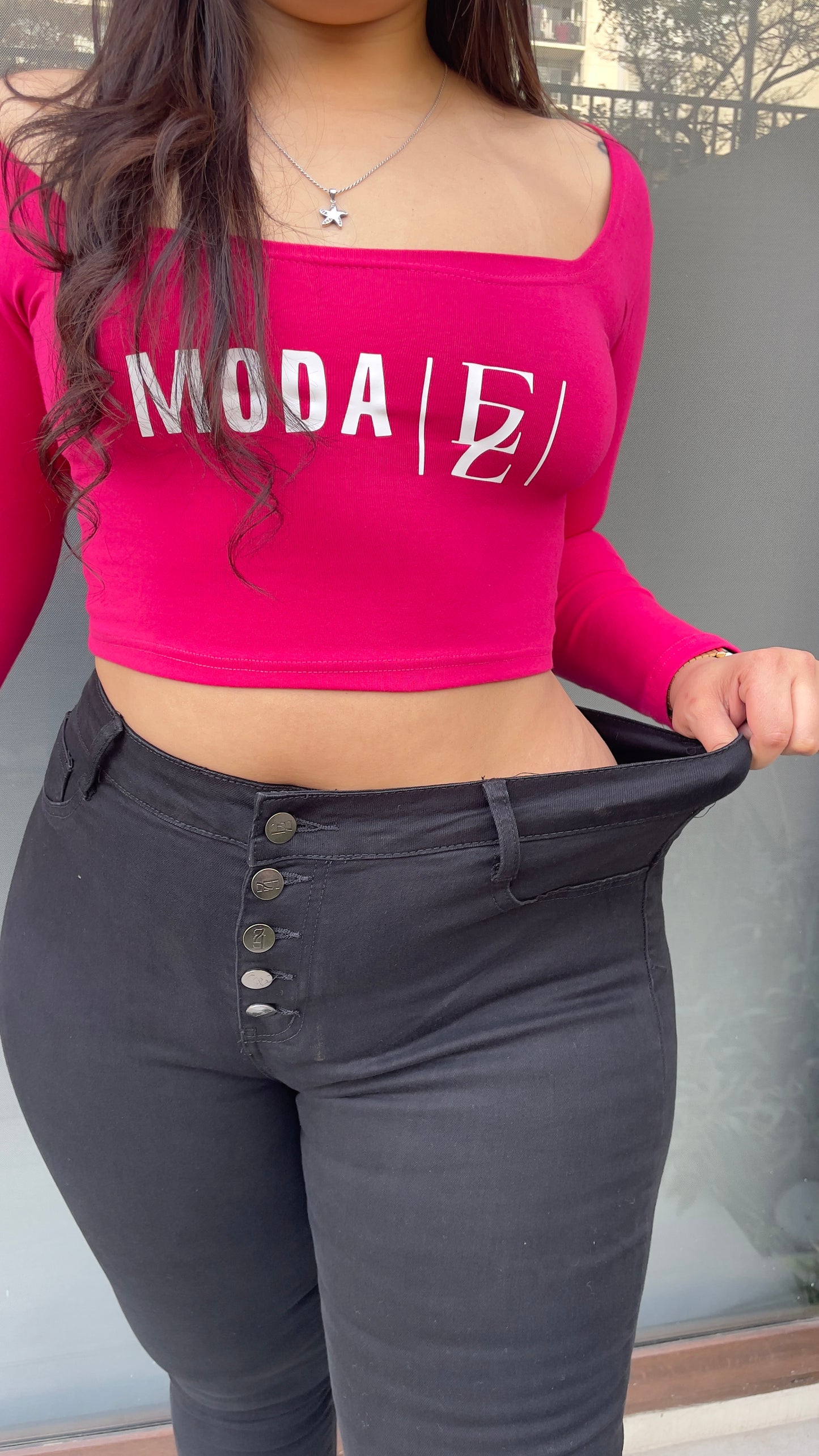 EZ5526 (I2) | Jeans Skinny 5 Botones Negro | EZ | Venta Por Mayor