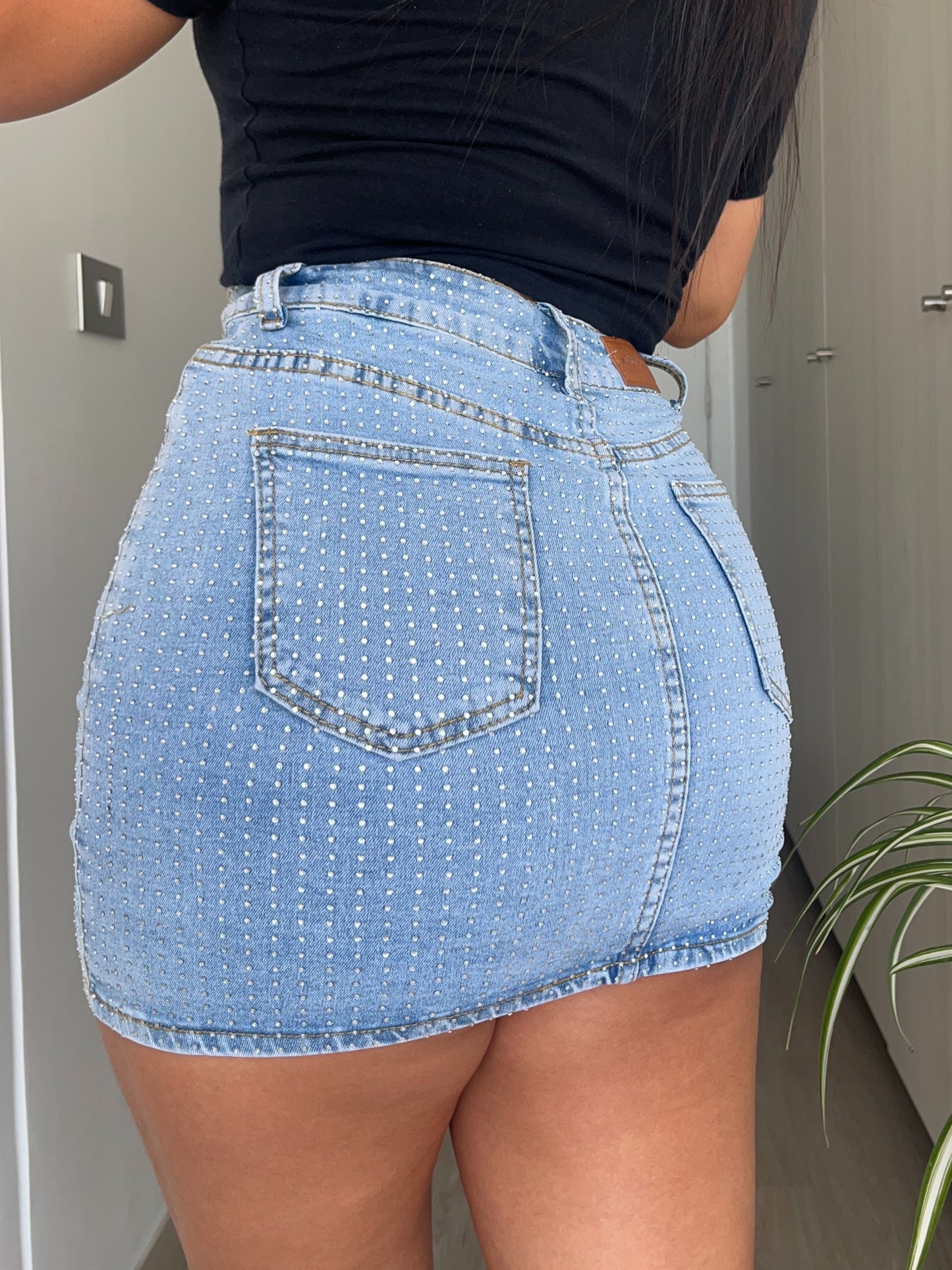 N670-1 (Q3) | Falda Short Full Brillos | Menina | Venta Por Mayor