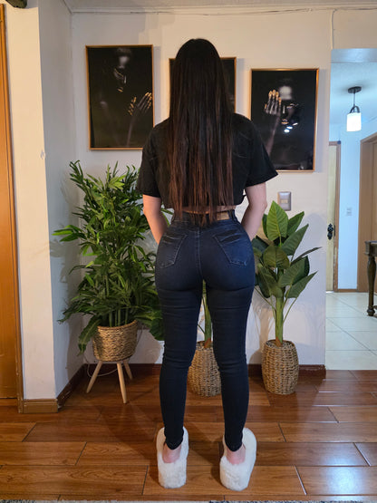 EZ2518 (U4) | Skinny Nacional Azul Oscuro Focalizado | EZ | Venta Por Mayor