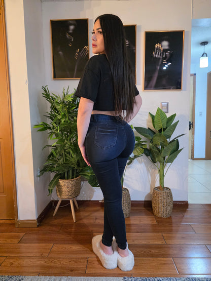 EZ2518 (U4) | Skinny Nacional Azul Oscuro Focalizado | EZ | Venta Por Mayor