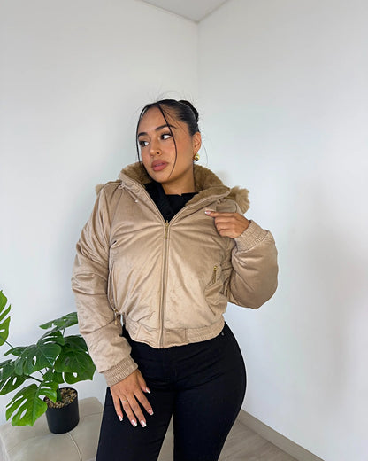57F | Chaqueta Reversible Cotele Tedy | Moda Estroz | Venta por Mayor