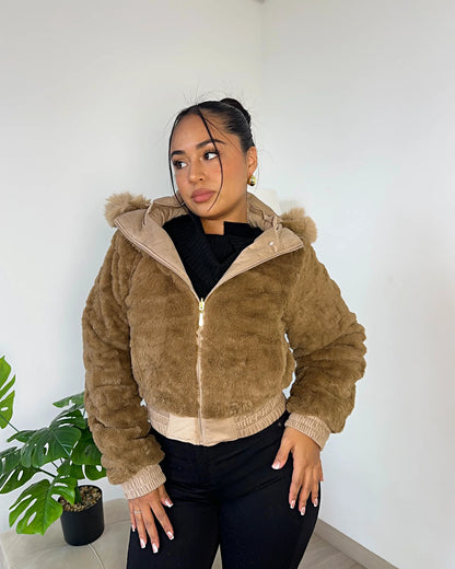 57F | Chaqueta Reversible Cotele Tedy | Moda Estroz | Venta por Mayor
