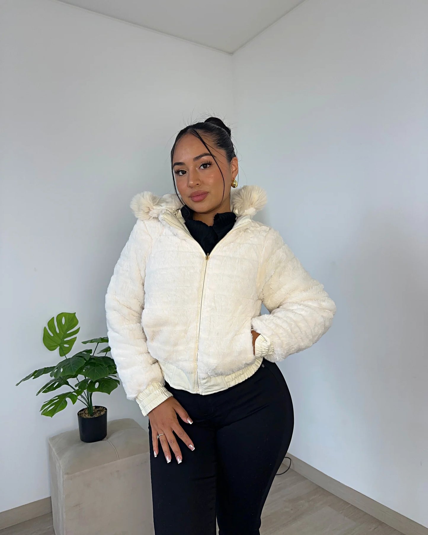 57F | Chaqueta Reversible Cotele Tedy | Moda Estroz | Venta por Mayor