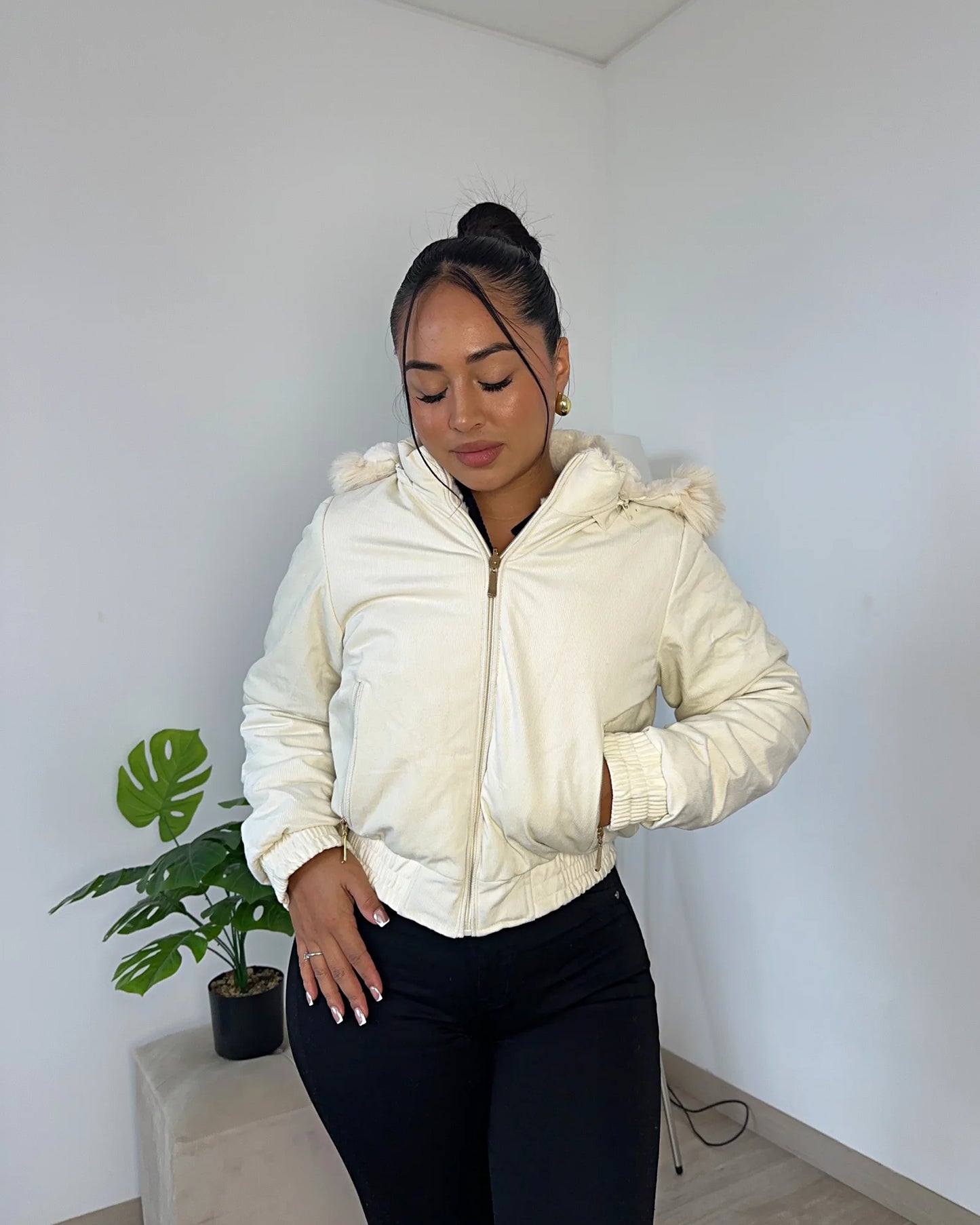 57F | Chaqueta Reversible Cotele Tedy | Moda Estroz | Venta por Mayor