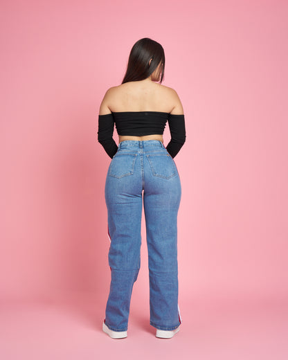 A304-1 (F5) | Jeans Wide Leg | Menina | Venta Por Mayor