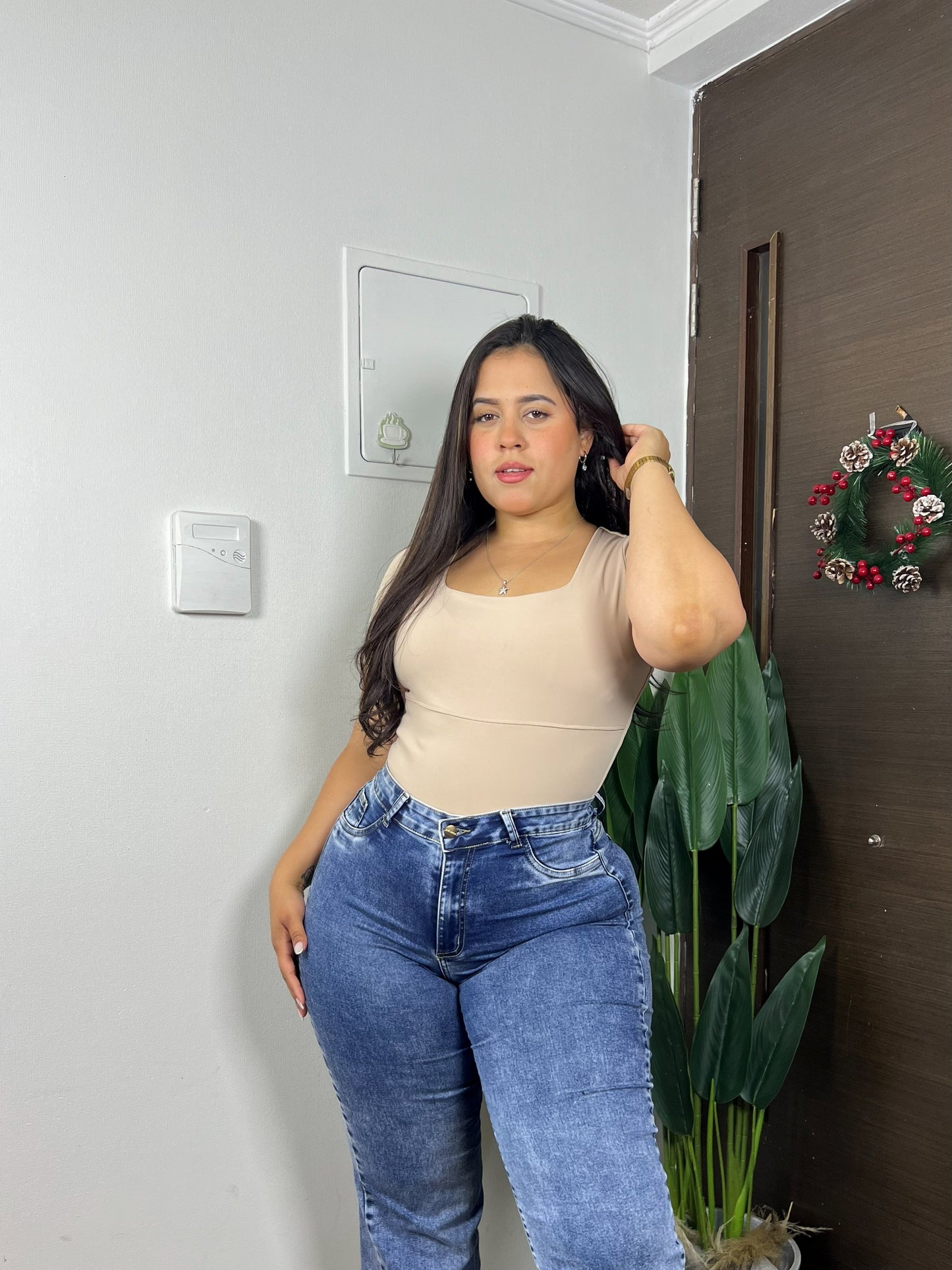 B01 | Body Modelador Cuello Cuadrado | EZ | Venta Por Mayor