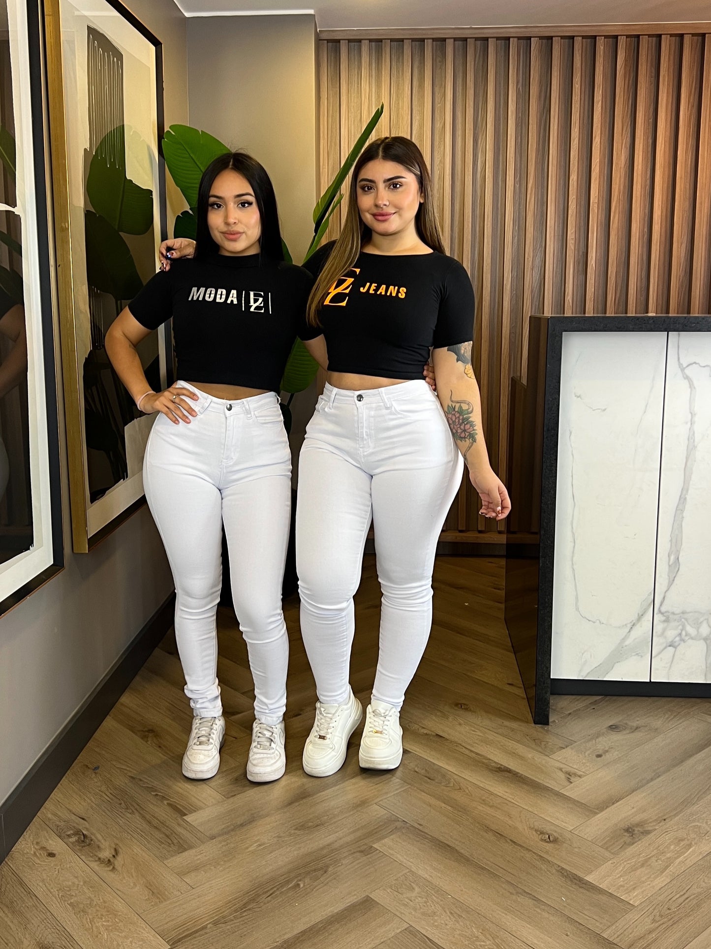 Jeans Skinny Blanco | Modelo EZ24902 (A4) | Moda Estroz | Venta Por Mayor