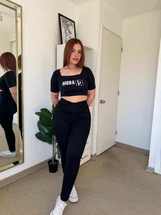 EZ2504 (B5) | Jean Negro Skinny Premium | Confeccion Nacional | Moda Estroz
