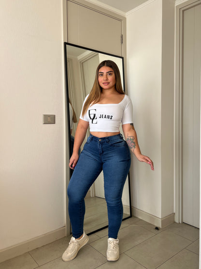 EZ2506 (G2) | Jeans Nacional Azul | Moda Estroz | Venta Por Mayor