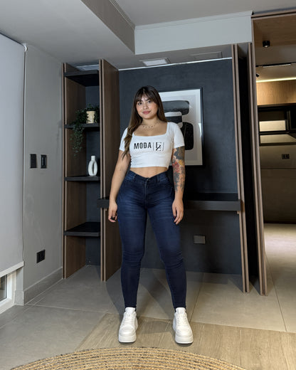 EZ2518 (U4) | Skinny Nacional Azul Oscuro Focalizado | EZ | Venta Por Mayor