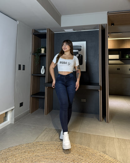 EZ2518 (U4) | Skinny Nacional Azul Oscuro Focalizado | EZ | Venta Por Mayor