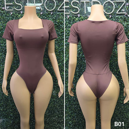 B01 | Body Modelador Cuello Cuadrado | EZ | Venta Por Mayor