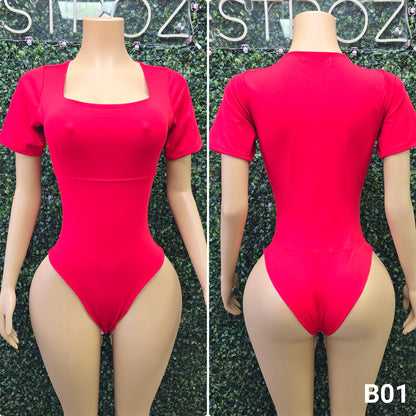 B01 | Body Modelador Cuello Cuadrado | EZ | Venta Por Mayor