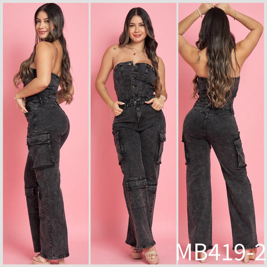 MB419-2 (K2)| Enterito Cargo Grafito | Menina | Venta Por Mayor