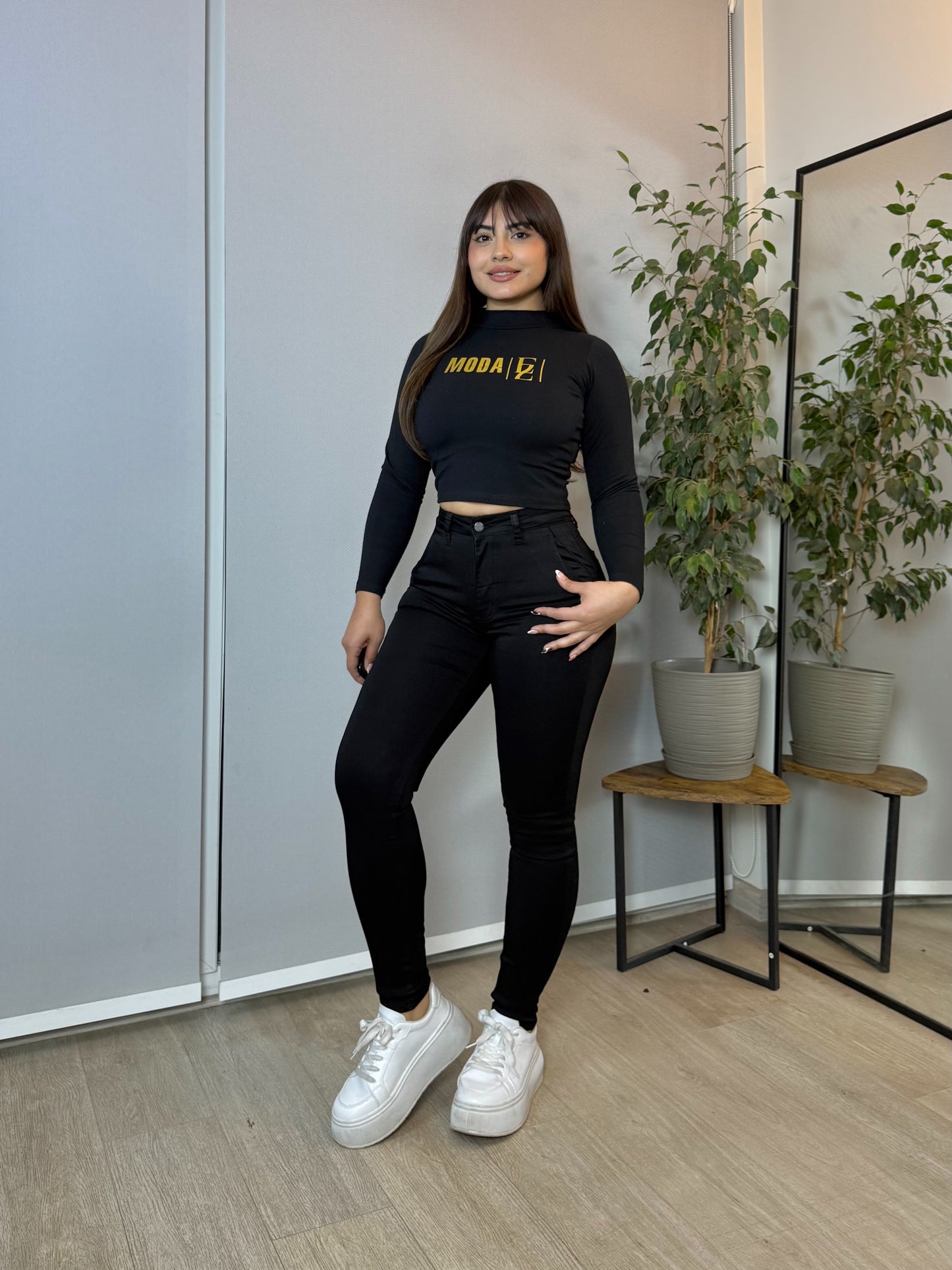 MC5004-2 (I3) | Skinny Negro Con Faja | Menina | Venta Por Mayor