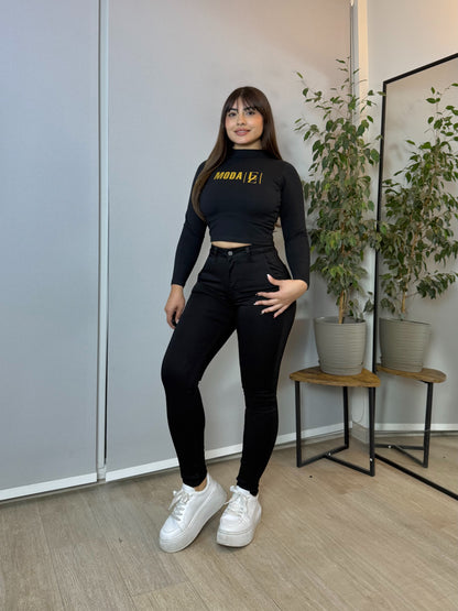 MC5004-2 (I3) | Skinny Negro Con Faja | Menina | Venta Por Mayor