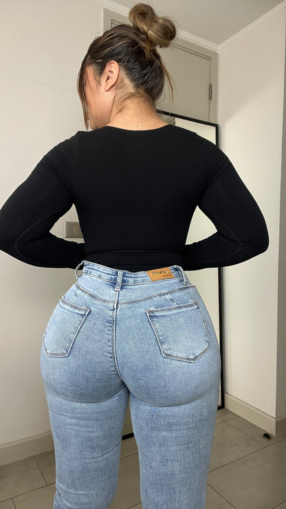 Jeans Skinny Celeste | Modelo A014 (H3)  | Menina | Venta Por Mayor