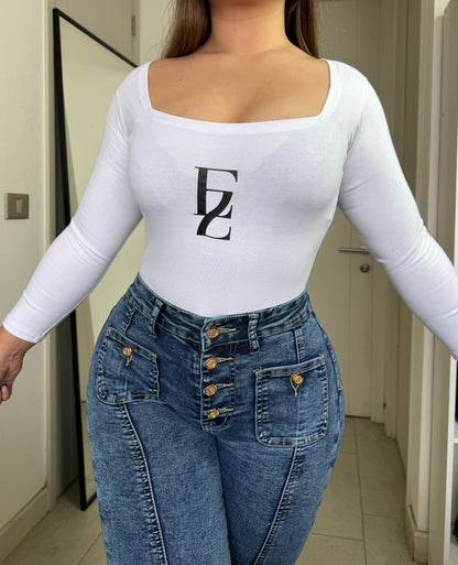 MB045 (S4) | Jeans Flare 5 Botones Azul | Menina | Venta Por Mayor