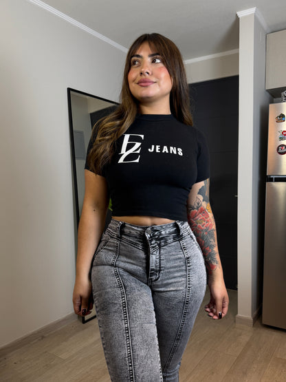 MB2062-2 (J6) | Flare Gris Jaspeado Lineal | Menina | Venta Por Mayor