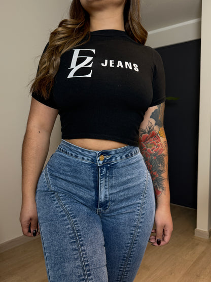 MB2063-1 (C3) | Flare Azul Jaspeado Lienal | Menina | Venta Por Mayor