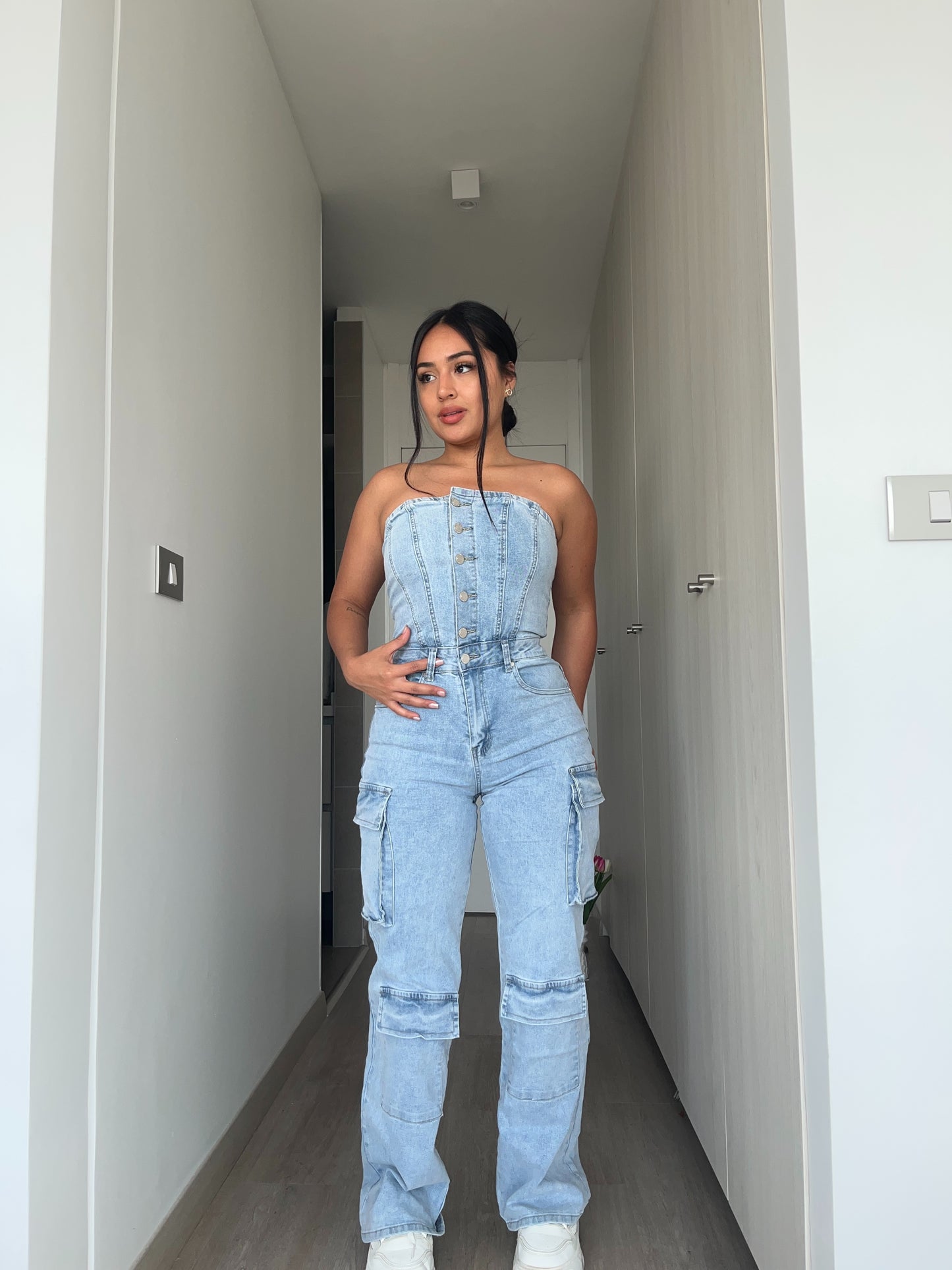 MB419-1 (B4)| Enterito Cargo Celeste | Menina | Venta Por Mayor