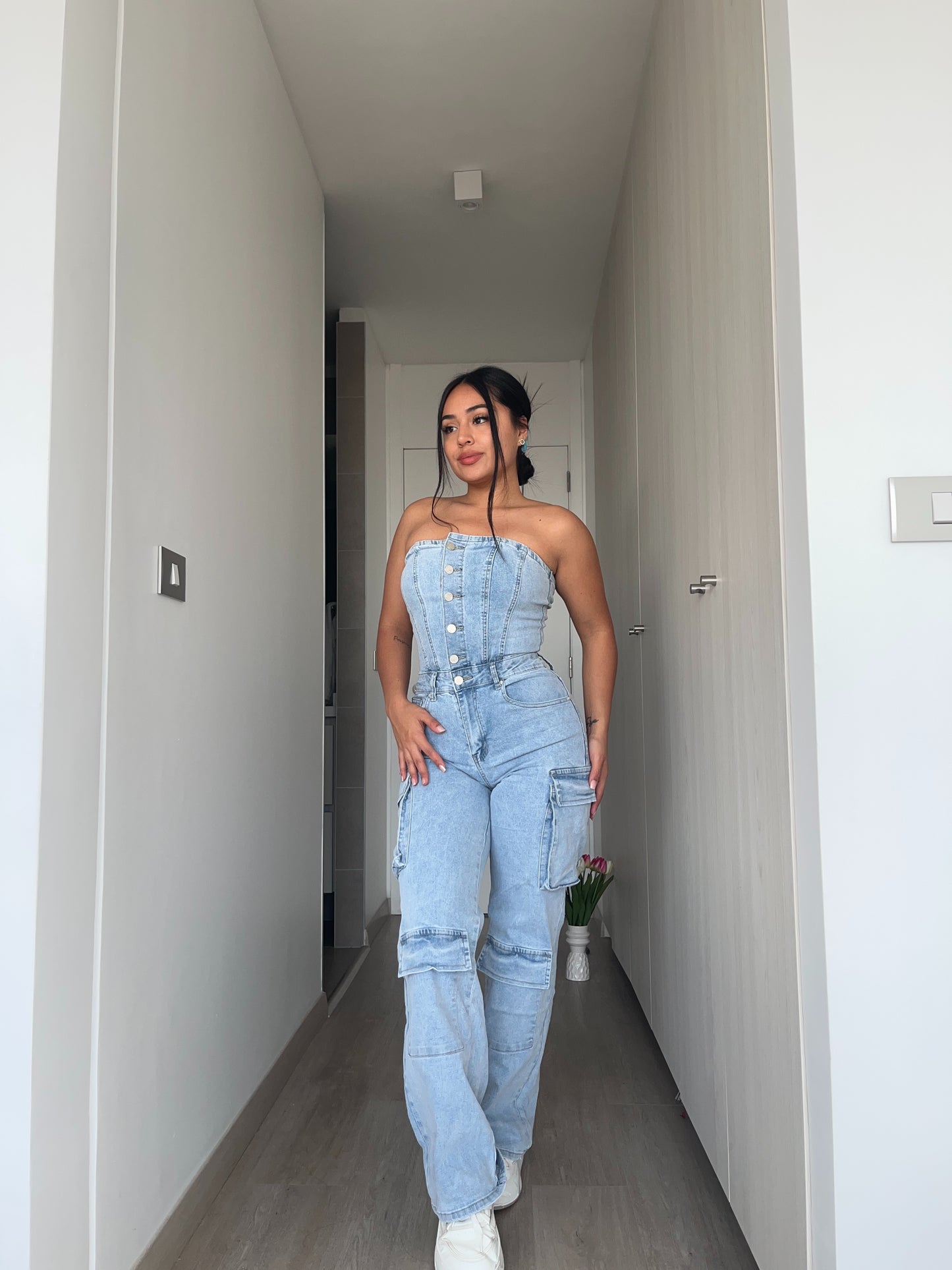 MB419-1 (B4)| Enterito Cargo Celeste | Menina | Venta Por Mayor