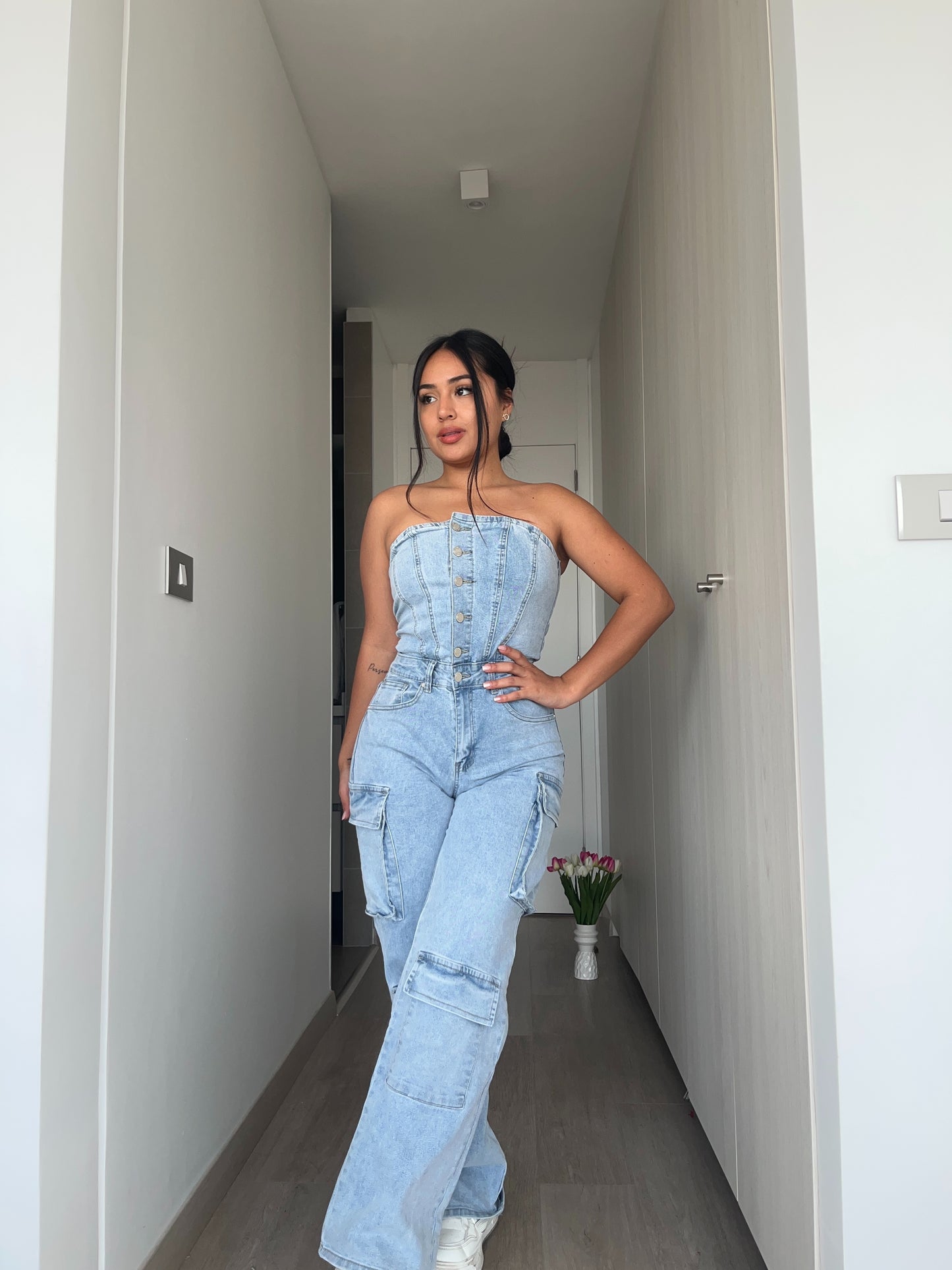 MB419-1 (B4)| Enterito Cargo Celeste | Menina | Venta Por Mayor