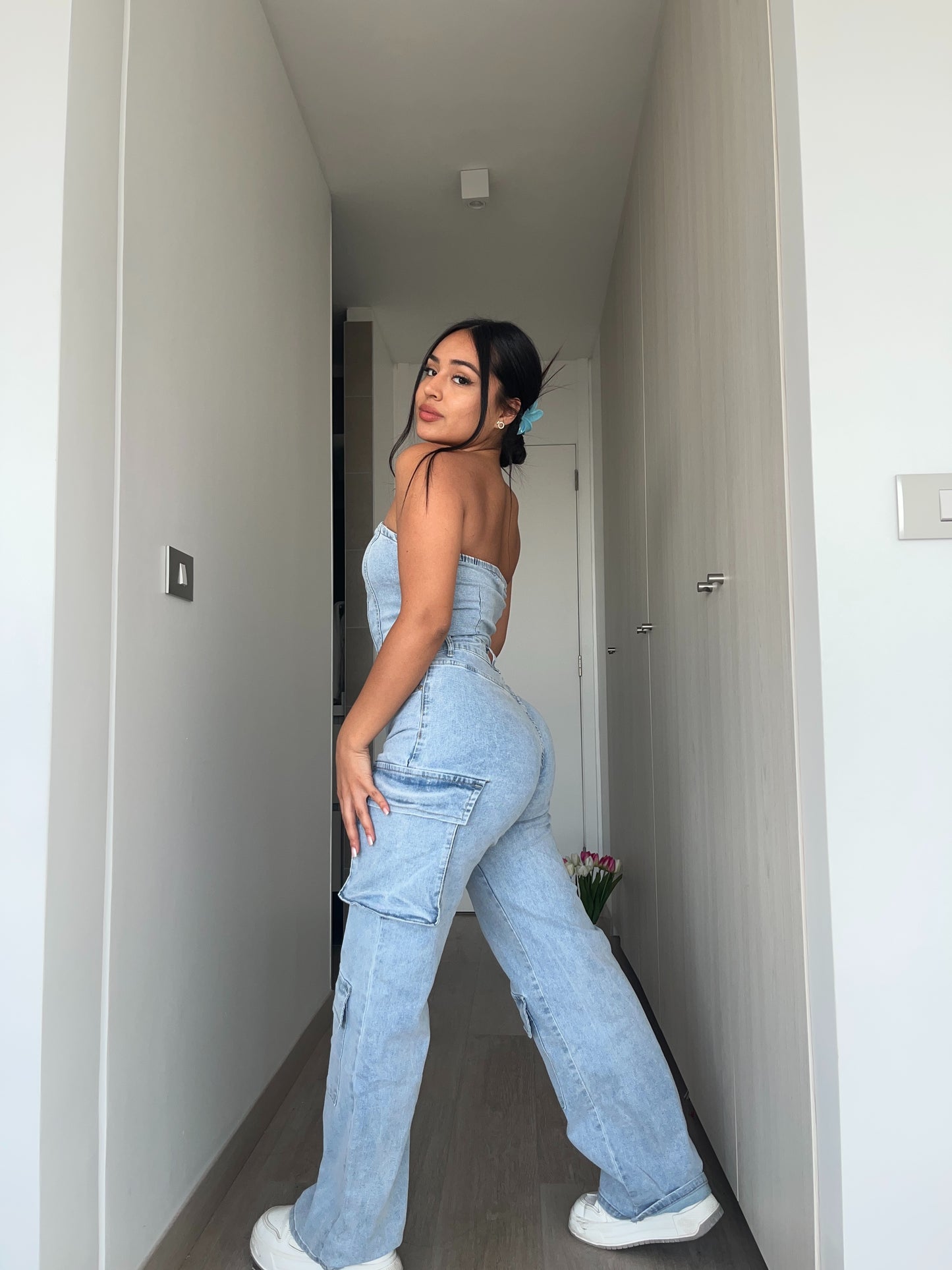 MB419-1 (B4)| Enterito Cargo Celeste | Menina | Venta Por Mayor