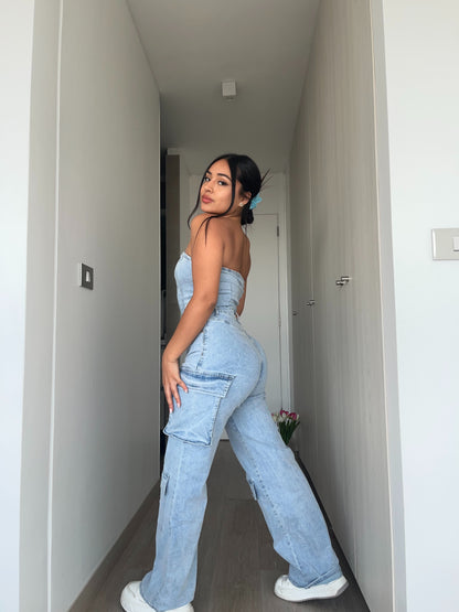 MB419-1 (B4)| Enterito Cargo Celeste | Menina | Venta Por Mayor