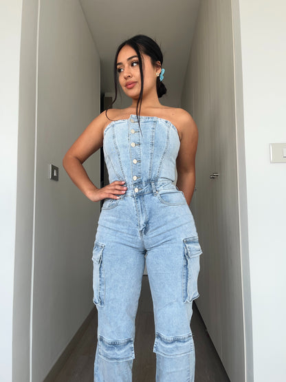 MB419-1 (B4)| Enterito Cargo Celeste | Menina | Venta Por Mayor