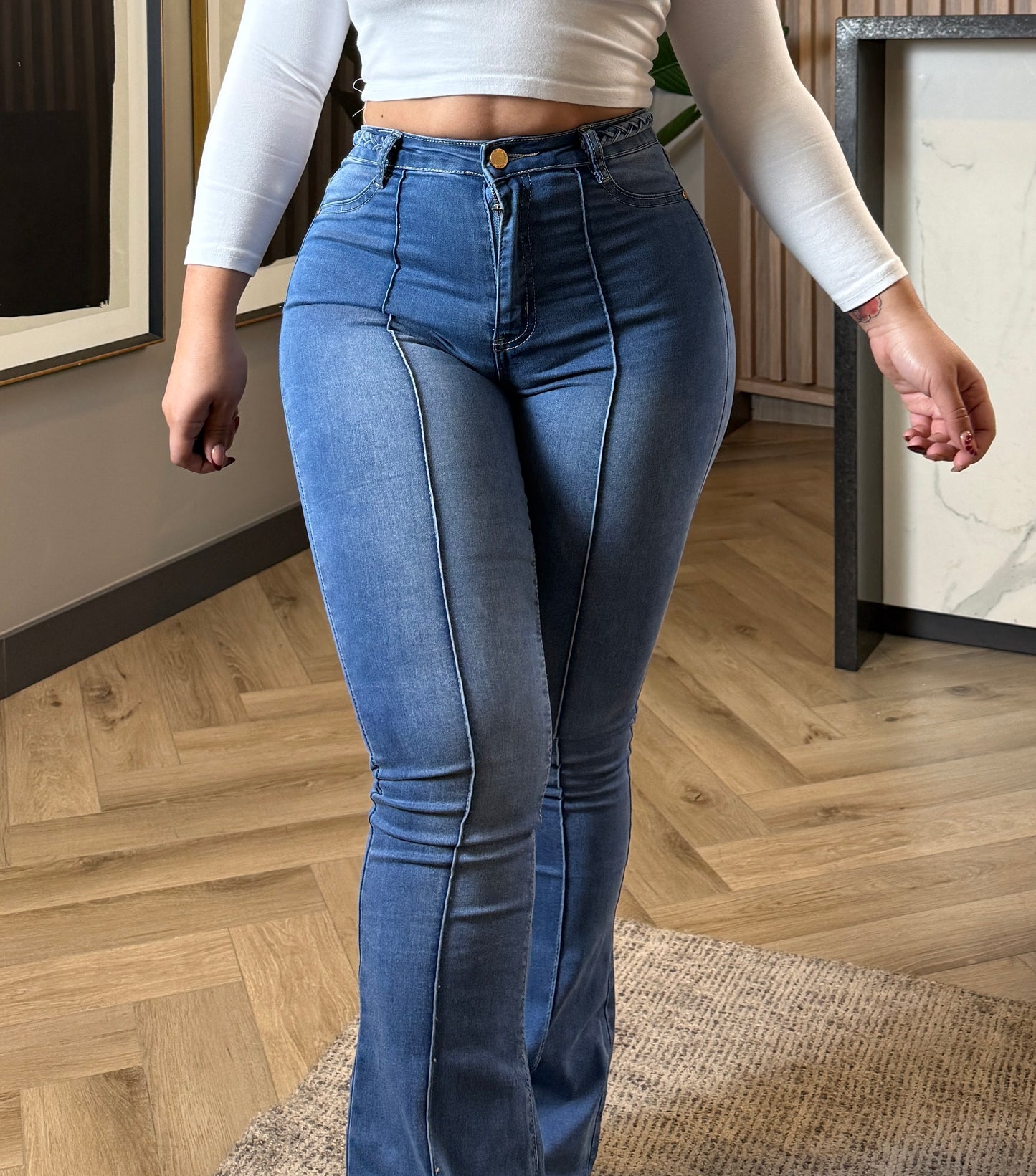 MB445 (I1) | Jeans Flare | Menina | Venta Por Mayor