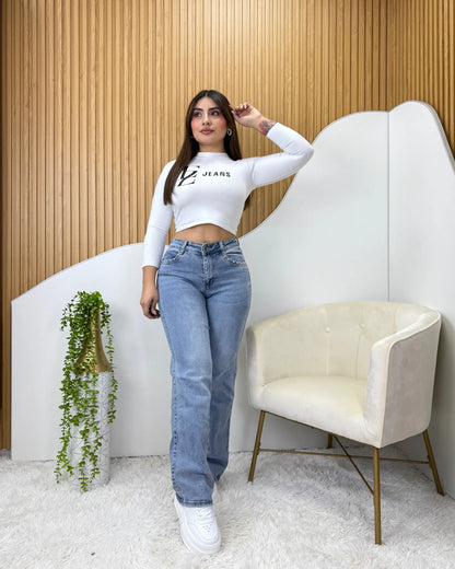 MC1078 (I7) | Wide Leg Celeste | Venta Por Mayor