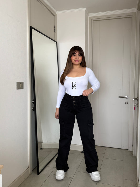 N0506-1 (U3) | Jeans Cargo | Menina | Venta Por Mayor